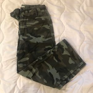 Camo Crop Utility Pants